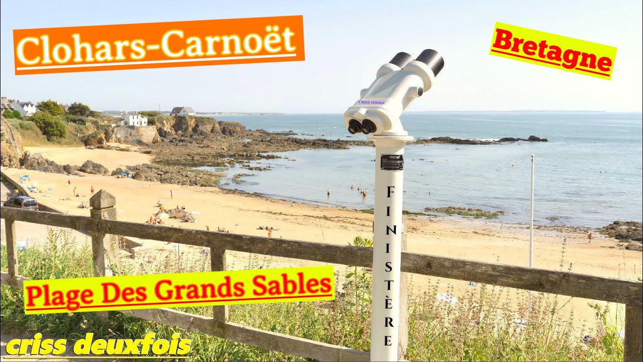 Plage des Grands Sables ; Clohars-Carnoët ; Le Pouldu ; Panorama ; Bretagne Sud ; Finistère ; France