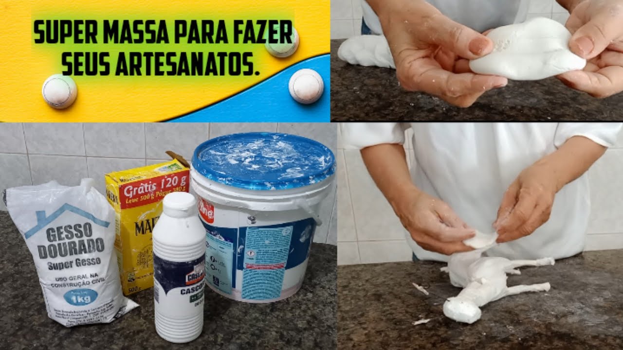Super massa para seus artesanatos #ledaartesreciclagem