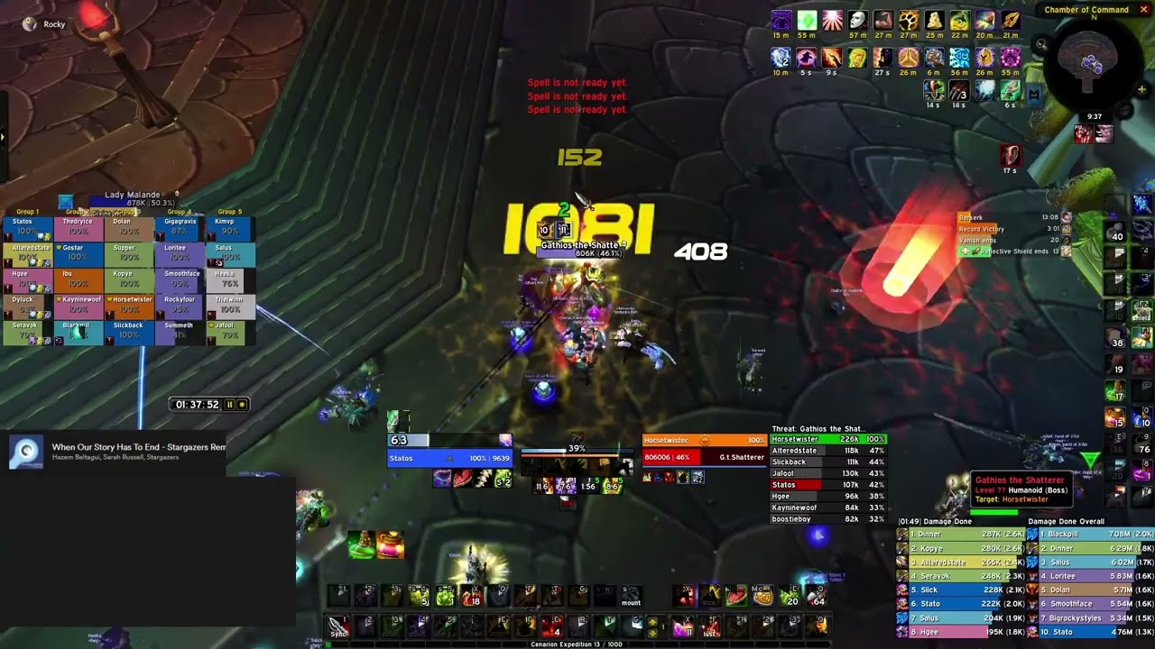 TBC Enhancement Shaman 99 parse on Illidari Council