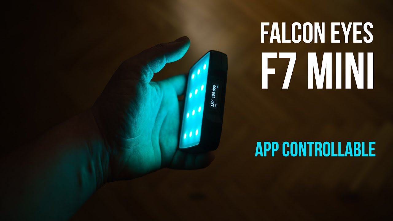 Falcon Eyes F7 mini - Tiny App RGB Video Light