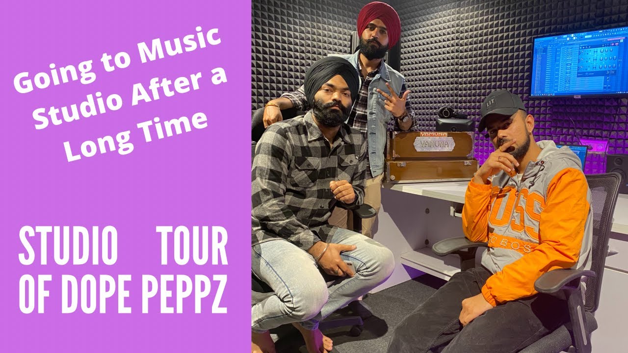 Music Studio session with Dope PeppZ | Lovejinder Kular