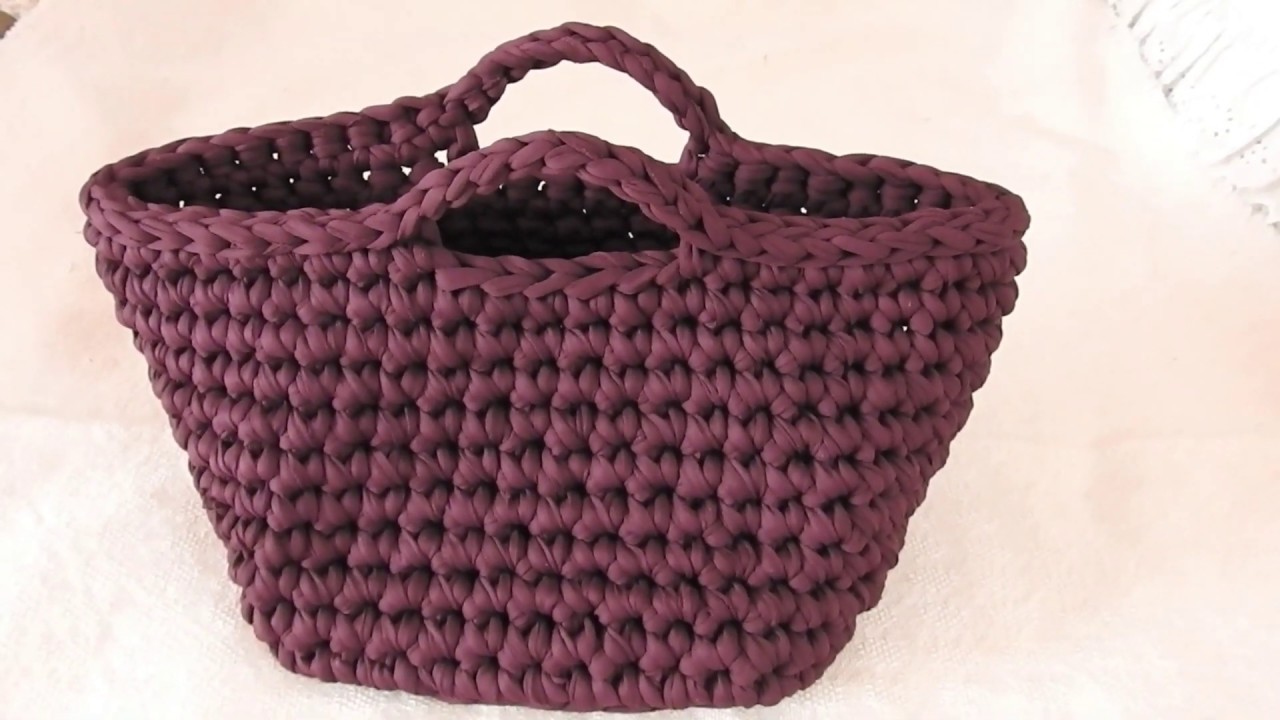 Bolsa / Cesto de trapillo parte 2 / Diseño propio / The Honey chic