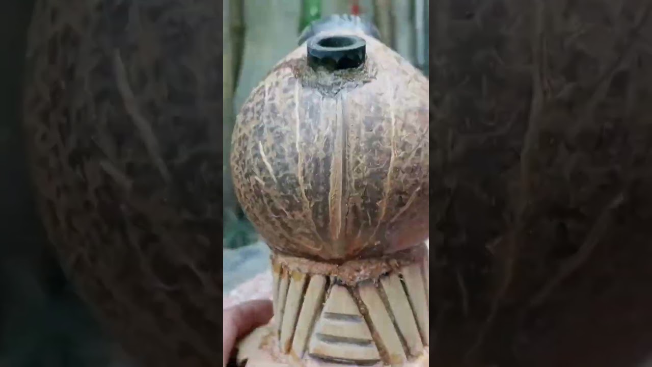 .#handmadehookha##handicraft #artl#hookha #coconuthookha  #bamboohook#hookhalover #smoke #bongfuu