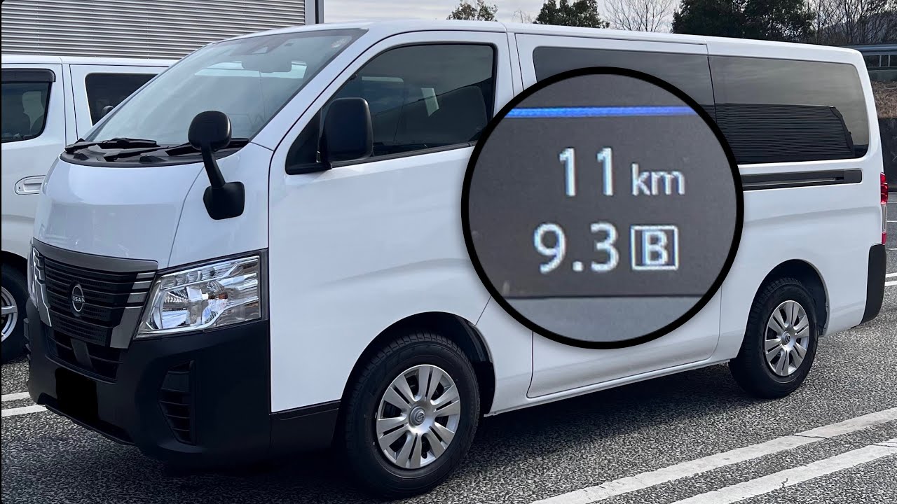 NISSAN CARAVAN 新車11kmでいきなり北関東道路を高速巡航するドライブ車載動画