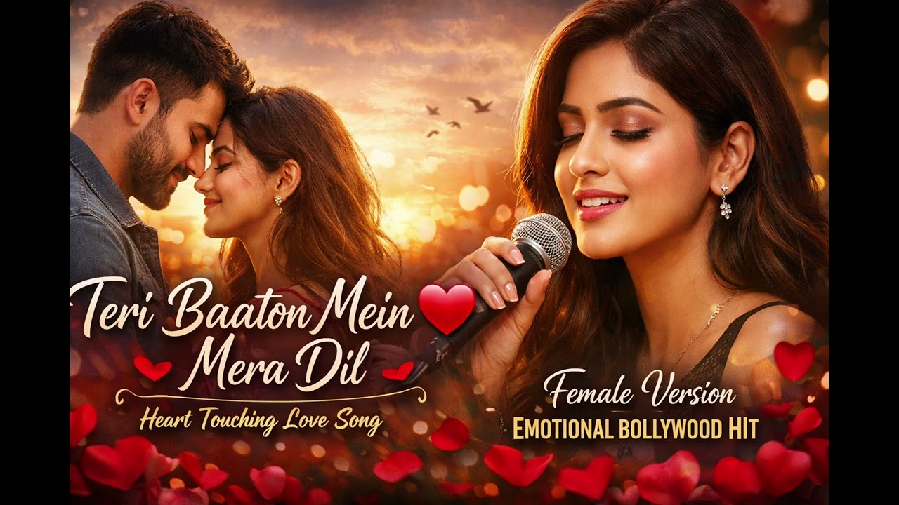Teri Baaton Mein Mera Dil | Heart Touching Love Song | Female Version Emotional Bollywood Song 2026