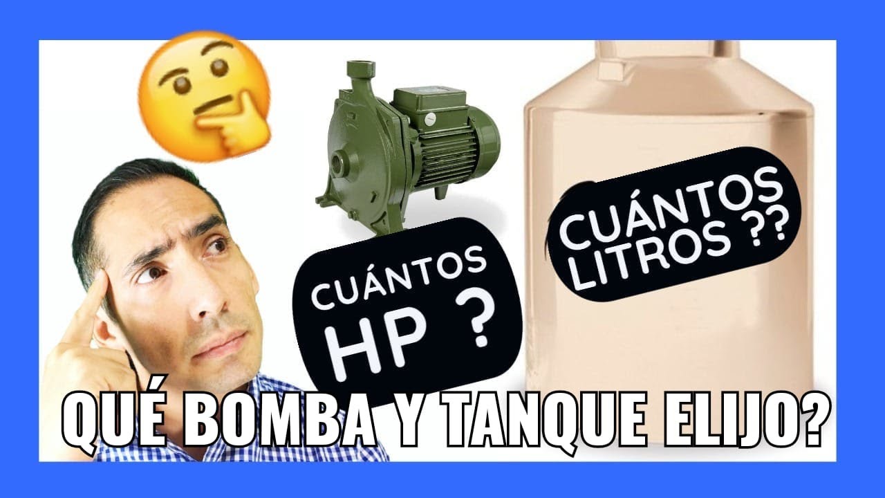 💥Cómo elegir una BOMBA de AGUA Y TANQUE ELEVADO O TINACO para casa o departamentos.