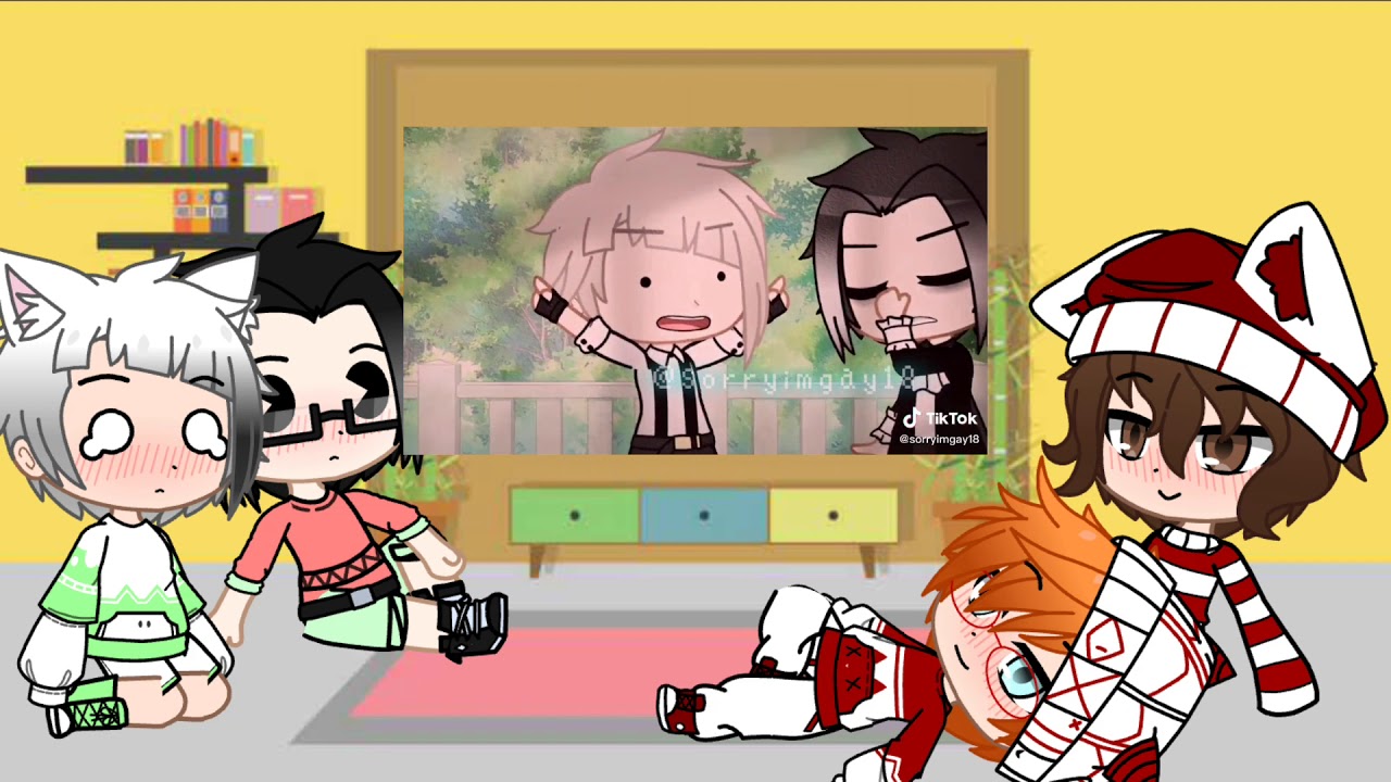Реакция персонажей Bungou Stray Dogs на TikTok #5