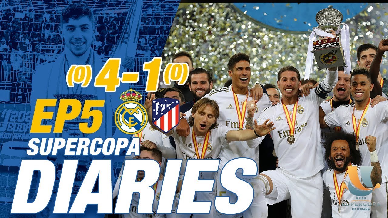 Behind the scenes of the Spanish Super Cup final with Zidane, Fede Valverde, Ramos and Carvajal!