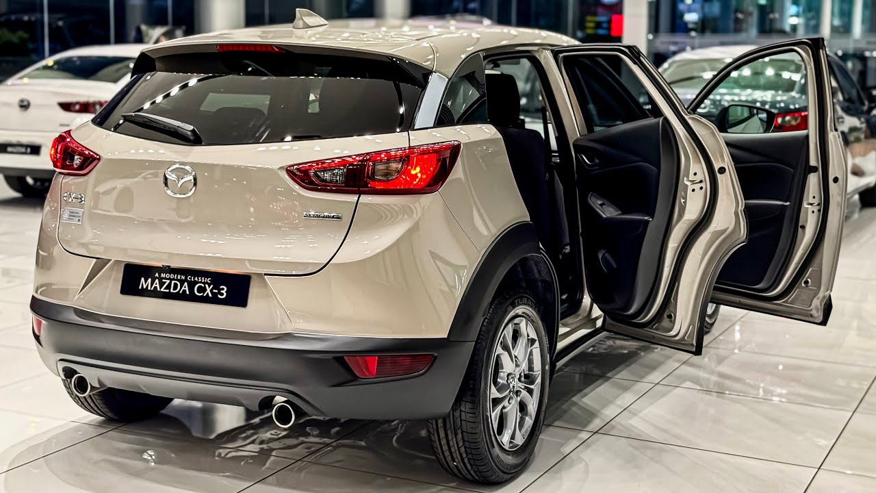 New 2025 MAZDA CX-3 - 2.0L Subcompact SUV (Platinum Quartz Metallic)