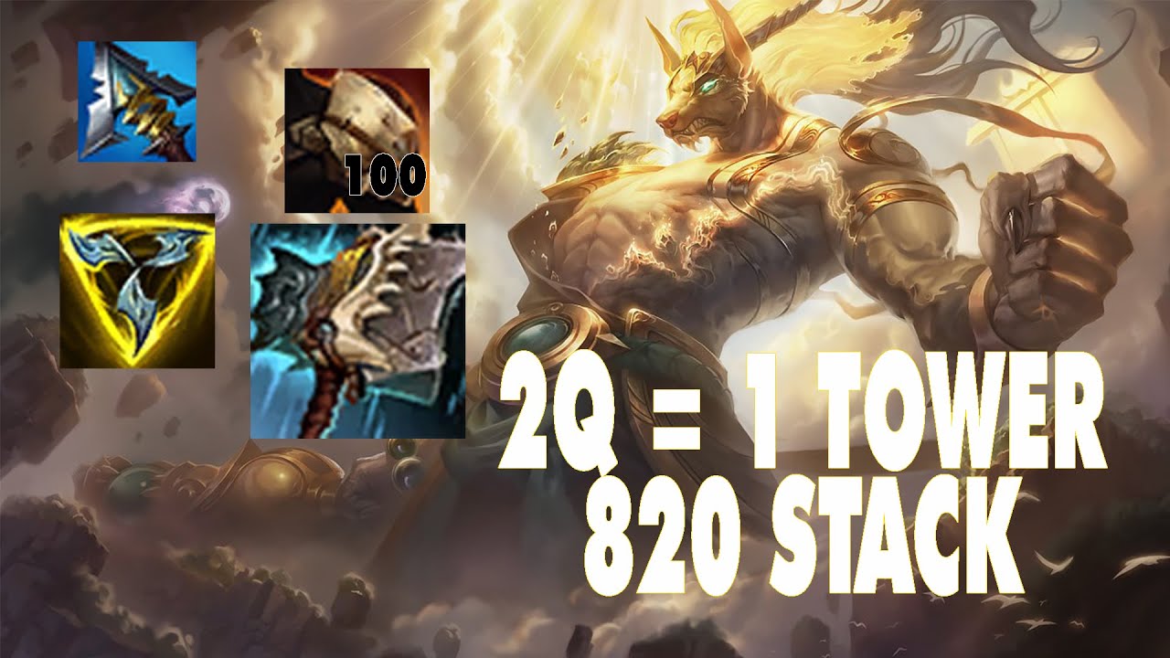 NASUS 820 Q PUSH TOWER IS GOD || dog old 8