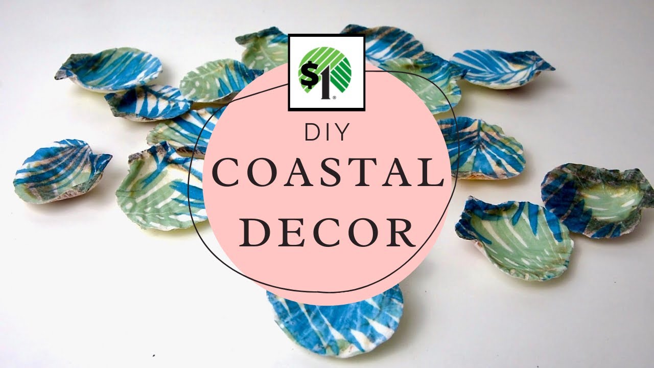 DOLLAR TREE diy Coastal Home Decor | Coastal DIY Challenge