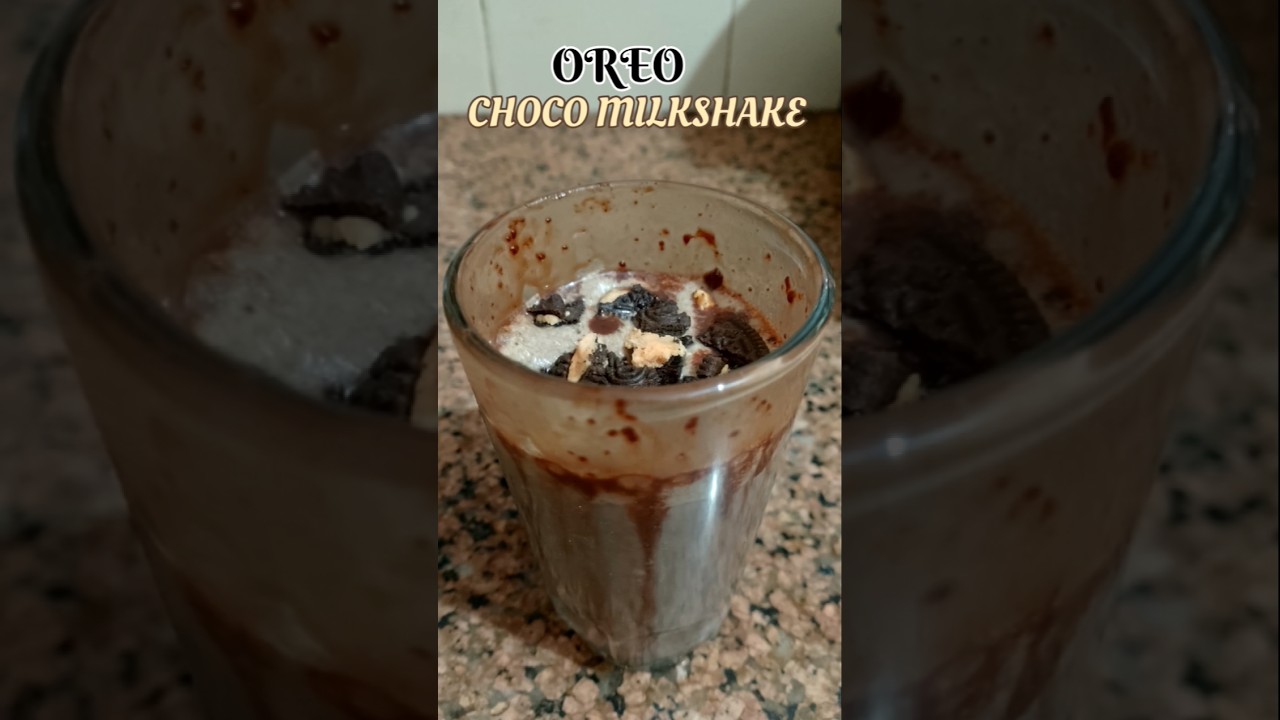 Delicious Oreo Chocolate Milkshake Recipe 