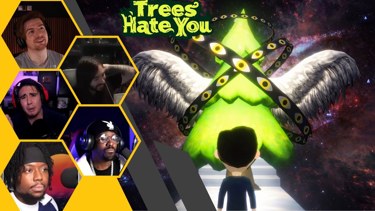 Gamers react to Biblically Accurate Tree Angel (Trees Hate You Ending)