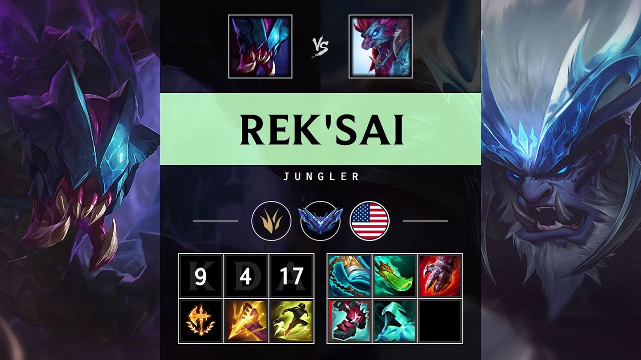 Rek'Sai Jungle vs Trundle - NA Diamond Patch 25.21