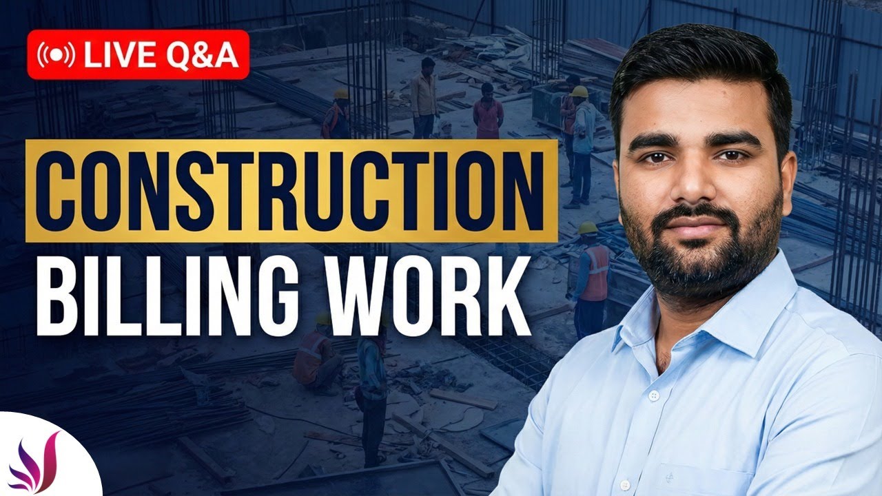 Billing Engineer kya kaam karta hai Construction Site par? | Roles, Skills & Career | Live Q&A