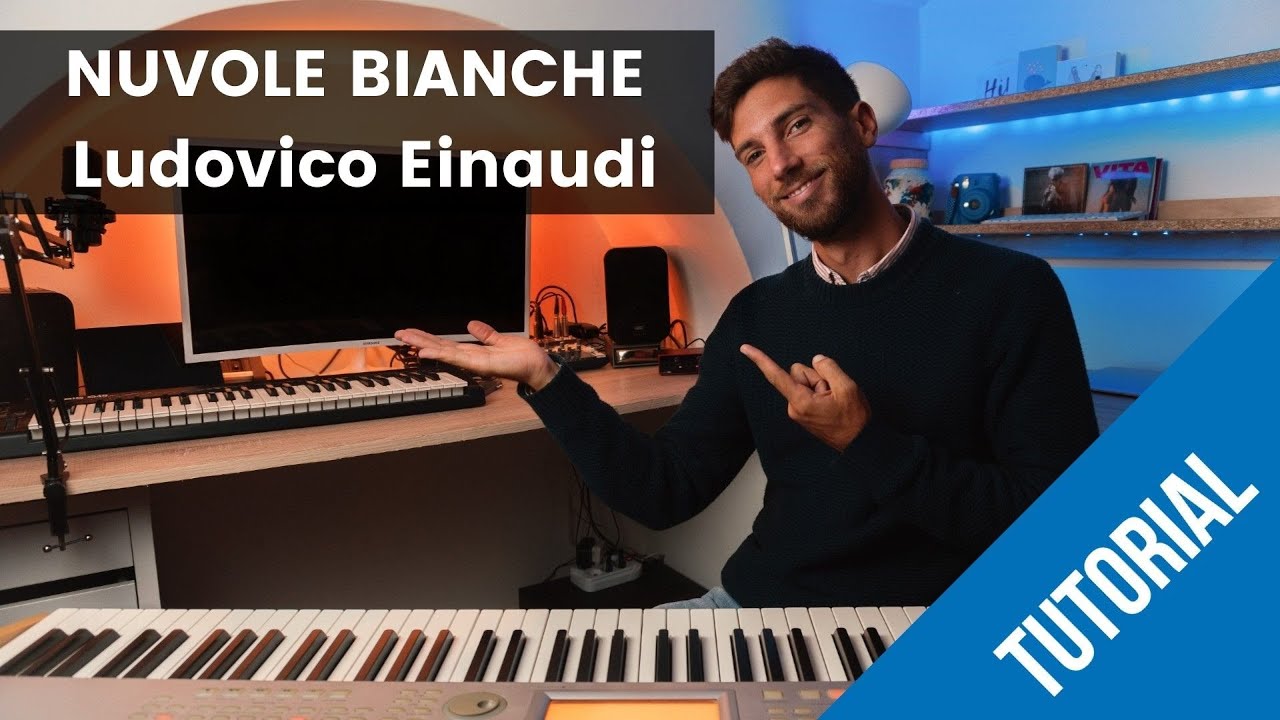 "NUVOLE BIANCHE" - L. Einaudi PIANO TUTORIAL (senza spartiti)