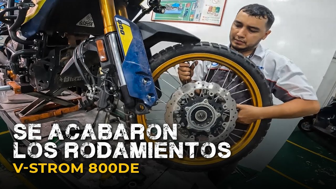 Mantenimiento ⚡V-STROM 800 DE⚡ Rodamiendos, liquido de frenos & filtro de aire ¿es costoso?