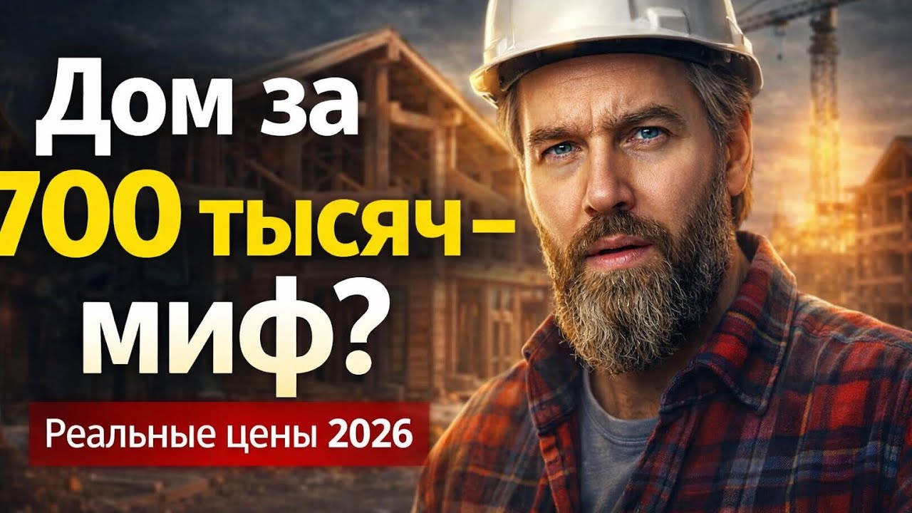Дом за 700 тысяч — миф или реальность? Реальные цены и сроки в 2026