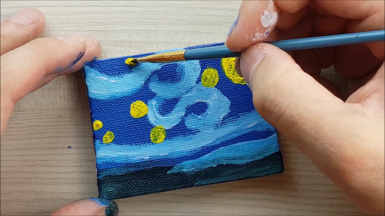 LA MIA NOTTE STELLATA - MASart 24 | Vincent van Gogh | Acrilico | Dipinto con colori acrilici