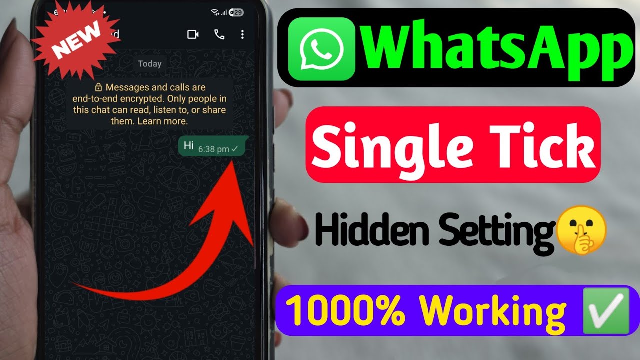 How to always do a single tick on WhatsApp? 😱 || Single Tick Trick Even While Being Online on Wha...