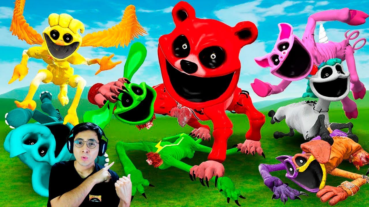 ¿QUIEN ES EL MAS FUERTE DE LOS SMILING CRITTERS DE POPPY PLAYTIME 3 | Garry's Mod