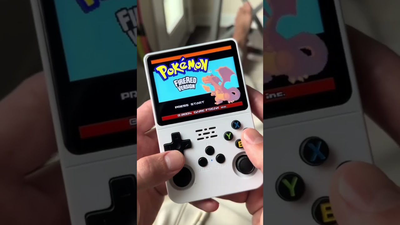 Play Pok&eacute;mon games on the r36s #gaming #gamer #giftideas #christmas #toys #games #pokemon #console