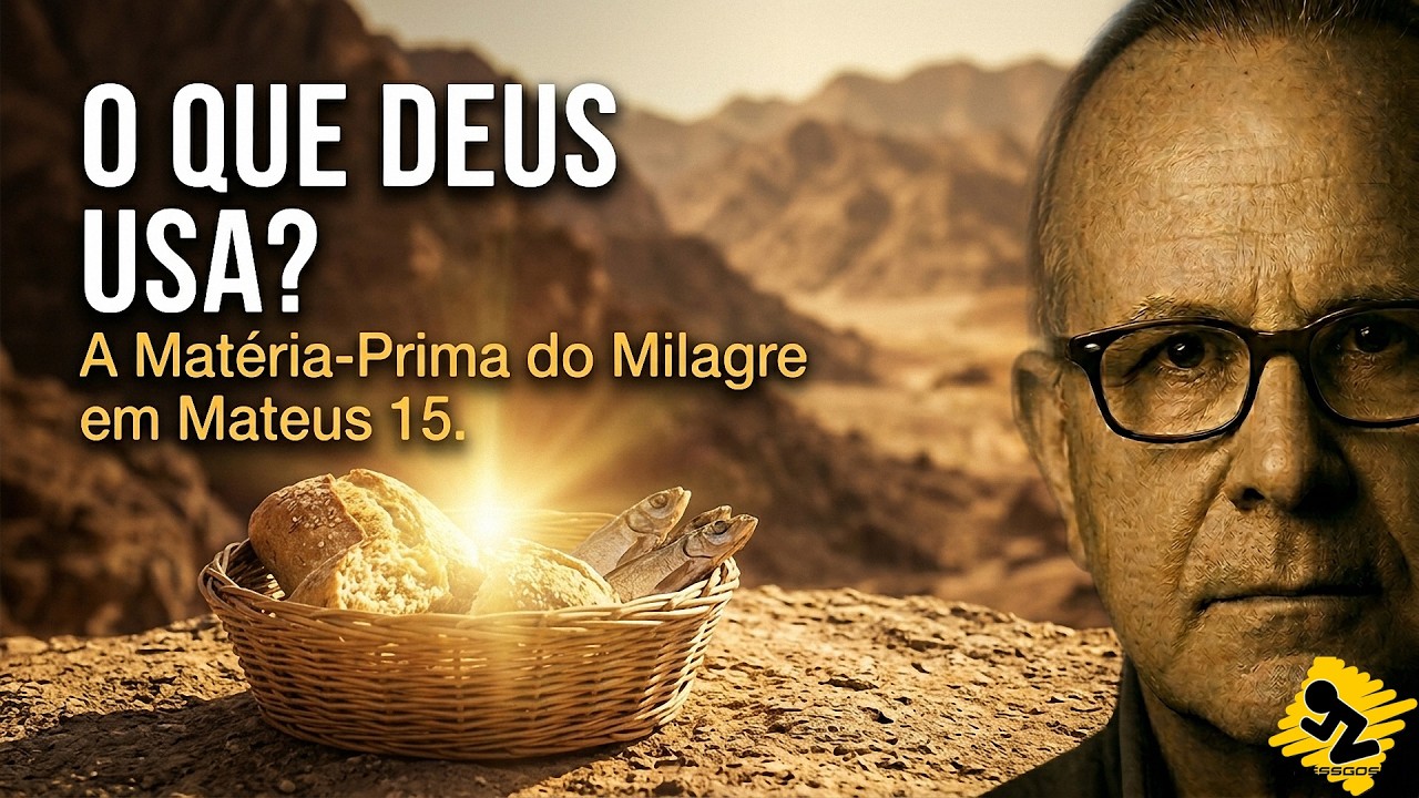 A Matéria-Prima do Milagre | O QUE DEUS USA? | Mateus 15:29-39 | Pr. Ricardo Gondim