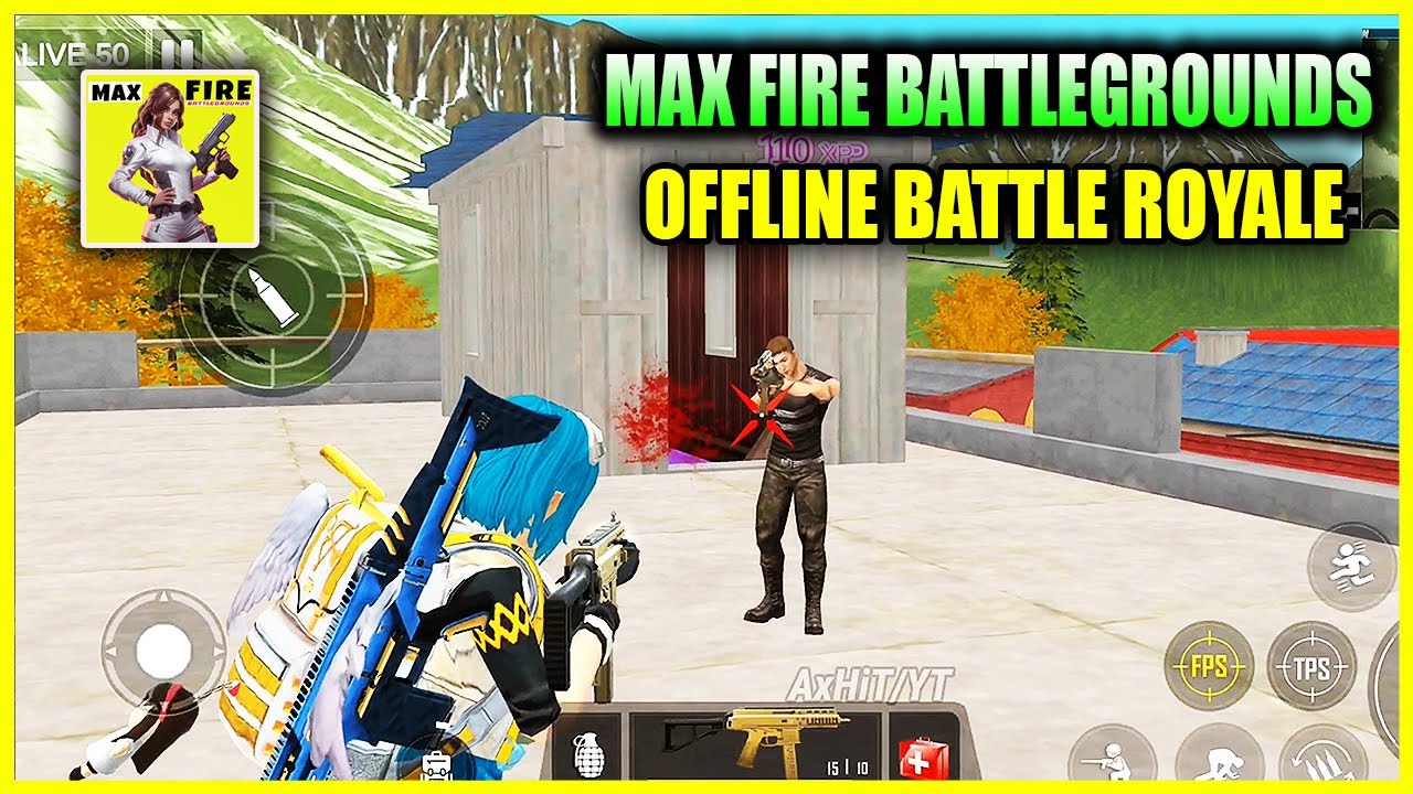 Max Fire Battlegrounds Offline Battle Royale - Gameplay