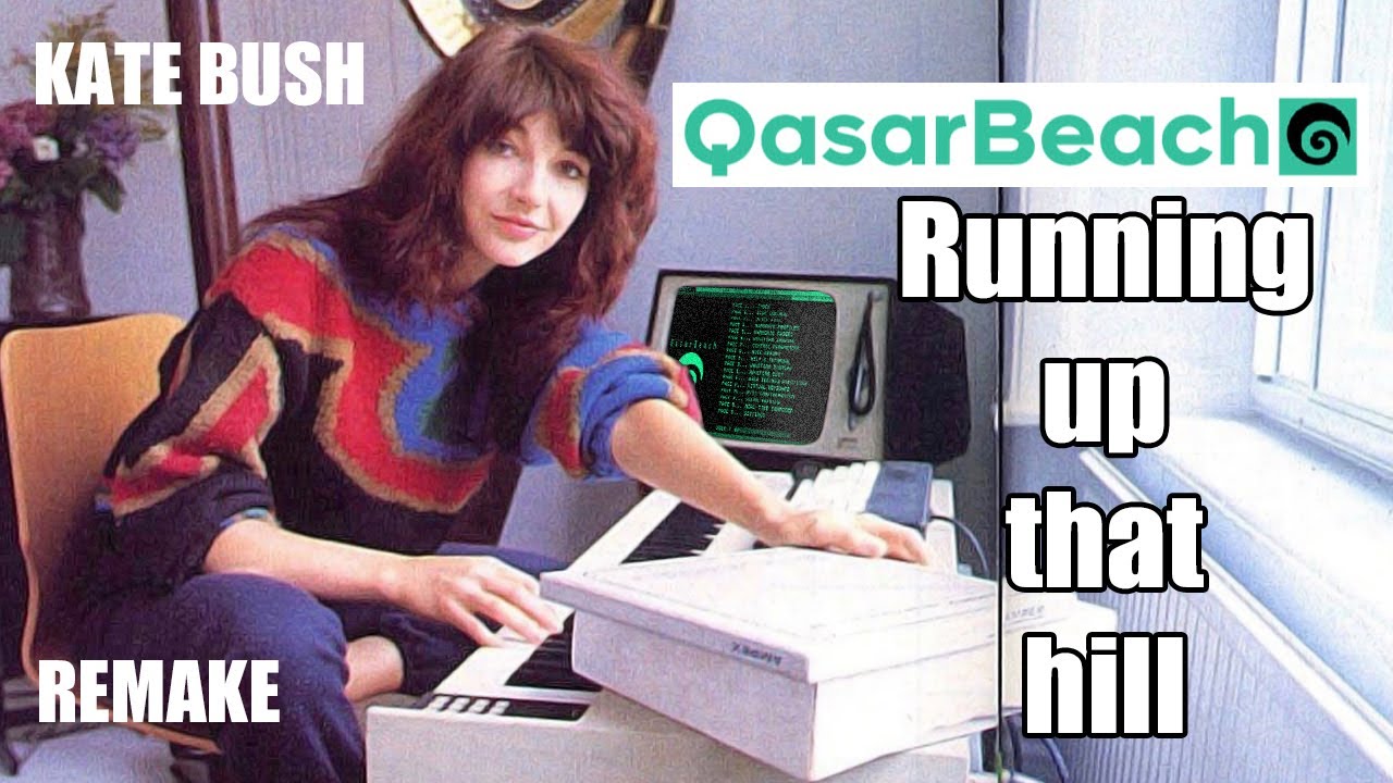 Kate Bush - Running up that hill (remake) in QasarBeach (Fairlight cmi)