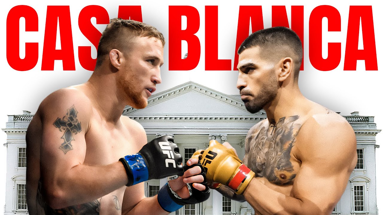 Ilia Topuria VS Justin Gaethje en la CASA BLANCA