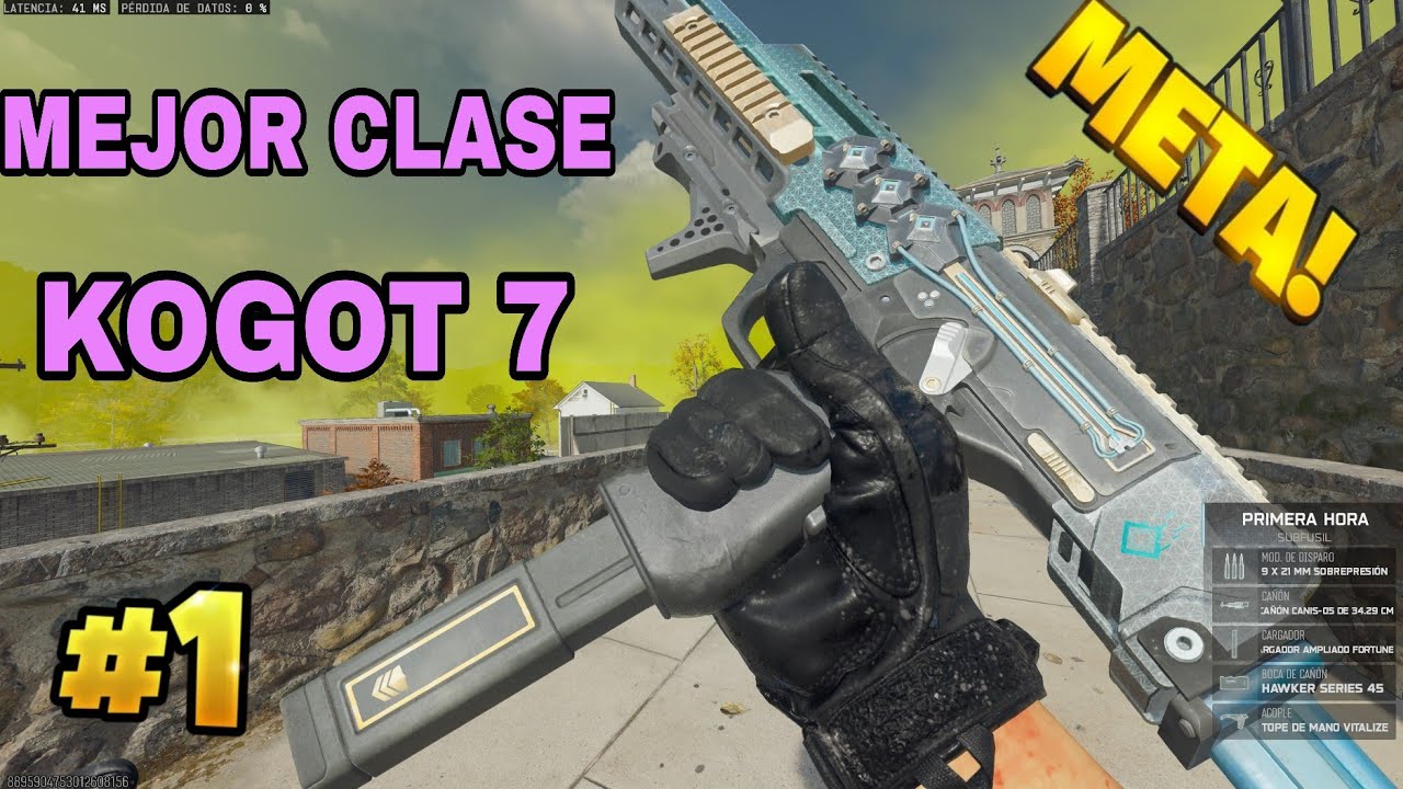 El MEJOR SMG META| La MEJOR CLASE de la KOGOT 7 en WARZONE 