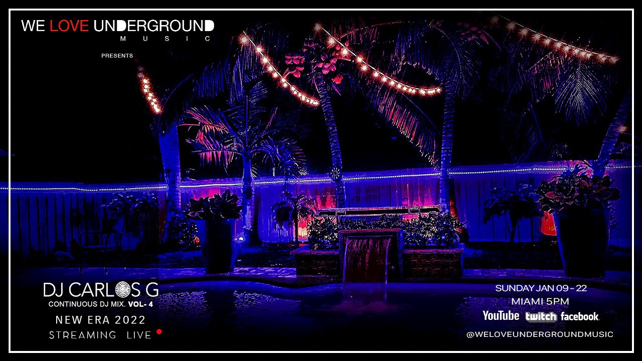 DJ Carlos G, Continuous DJ Mix. Vol4  01-09-22 - Streaming Live  NEW ERA 2022