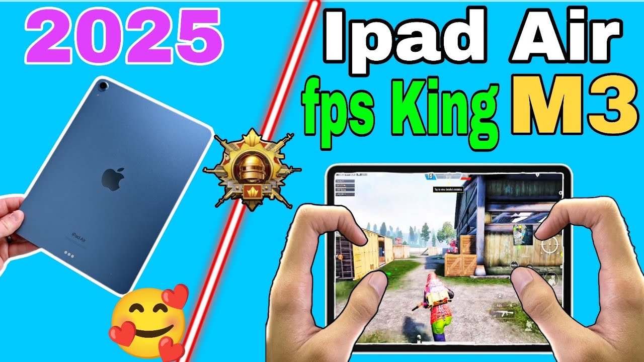 iPad Air M3 PUBG Mobile/BGMI 120FPS Handcam Test | Ultra Smooth Gameplay + Battery & Heating