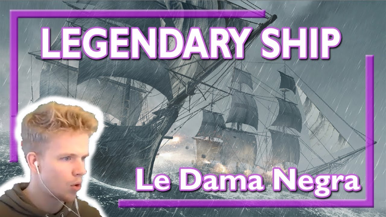 AC Black Flag | La Dama Negra Legendary ship | FIRST TRY!