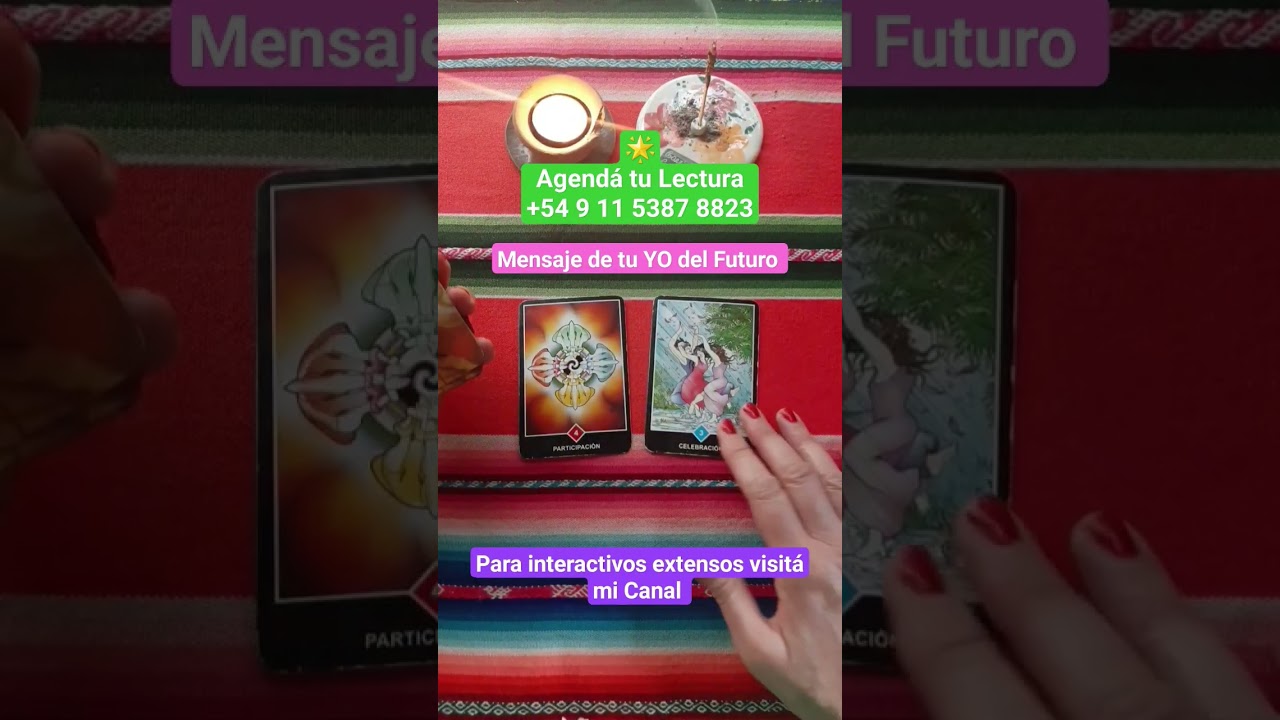 💞 Mensaje de tu YO del FUTURO ☀️ #tarothoy #tarot #futuroenelamor #amor