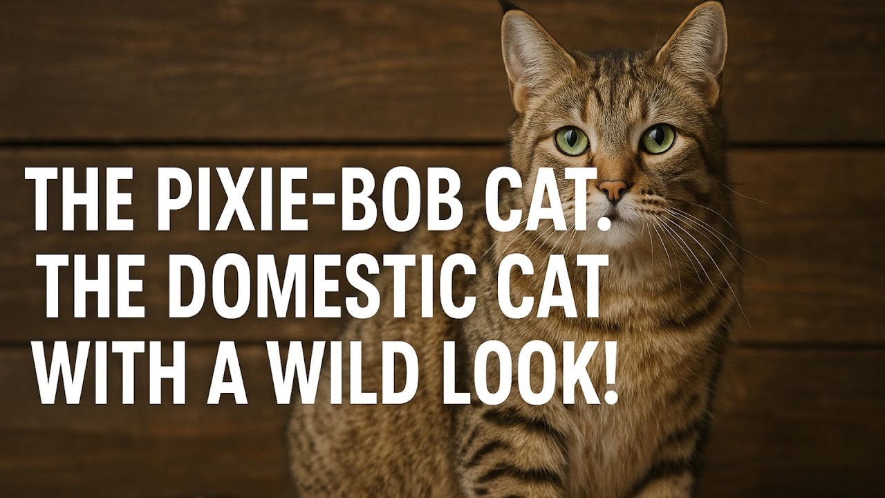 The Pixie-bob Cat | The Domestic Cat with a Wild Look!