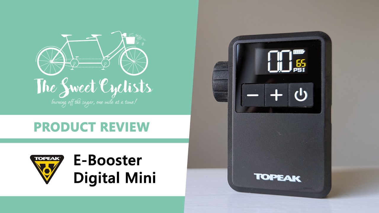 Обзор цифрового мини-насоса для накачивания шин электровелосипеда Topeak E-Booster с цветным экра...