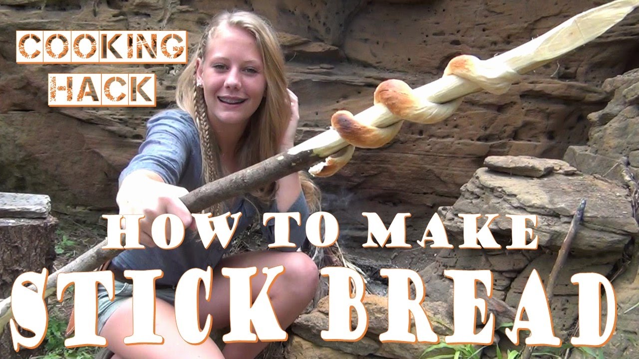 How To Make Bread On A Stick -Campfire Cooking Hack-