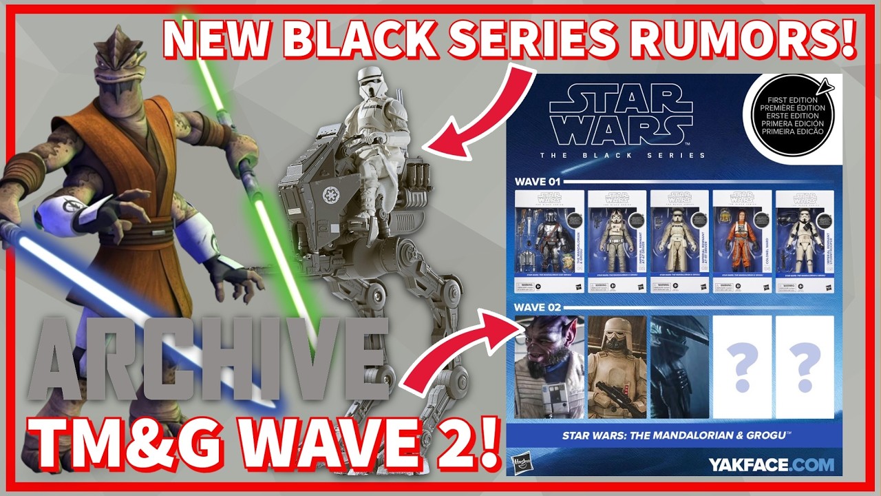 Огромные новости о серии Black Series! Слухи о &laquo;Войнах клонов&raquo;, &laquo;Археологическом обзоре&raquo; и трансп...