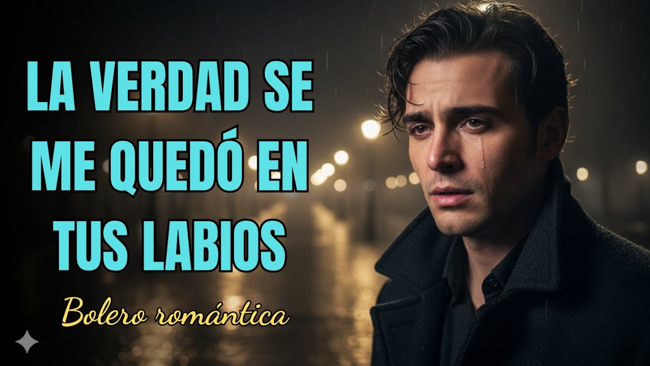 LA VERDAD SE ME QUEDÓ EN TUS LABIOS (Bolero Romántico) | Canción de Desamor #bolero #musica #amor