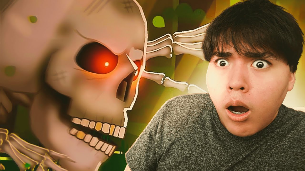 ¡MI PRIMER DEMON EN GEOMETRY DASH! 😱💀 Skeletal Shenanigans