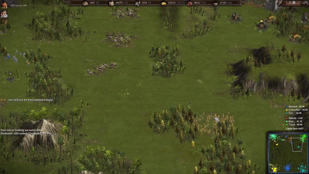 Cossacks 3 live Maresal FSM Cemsultan vs Turok KYM Melody (Revenge)