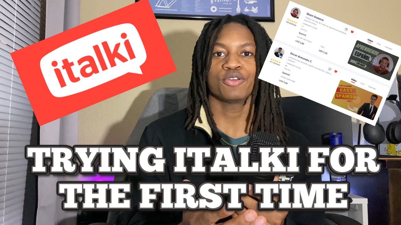 Trying crosstalk on Italki for the first time || I met @spanishboostgaming