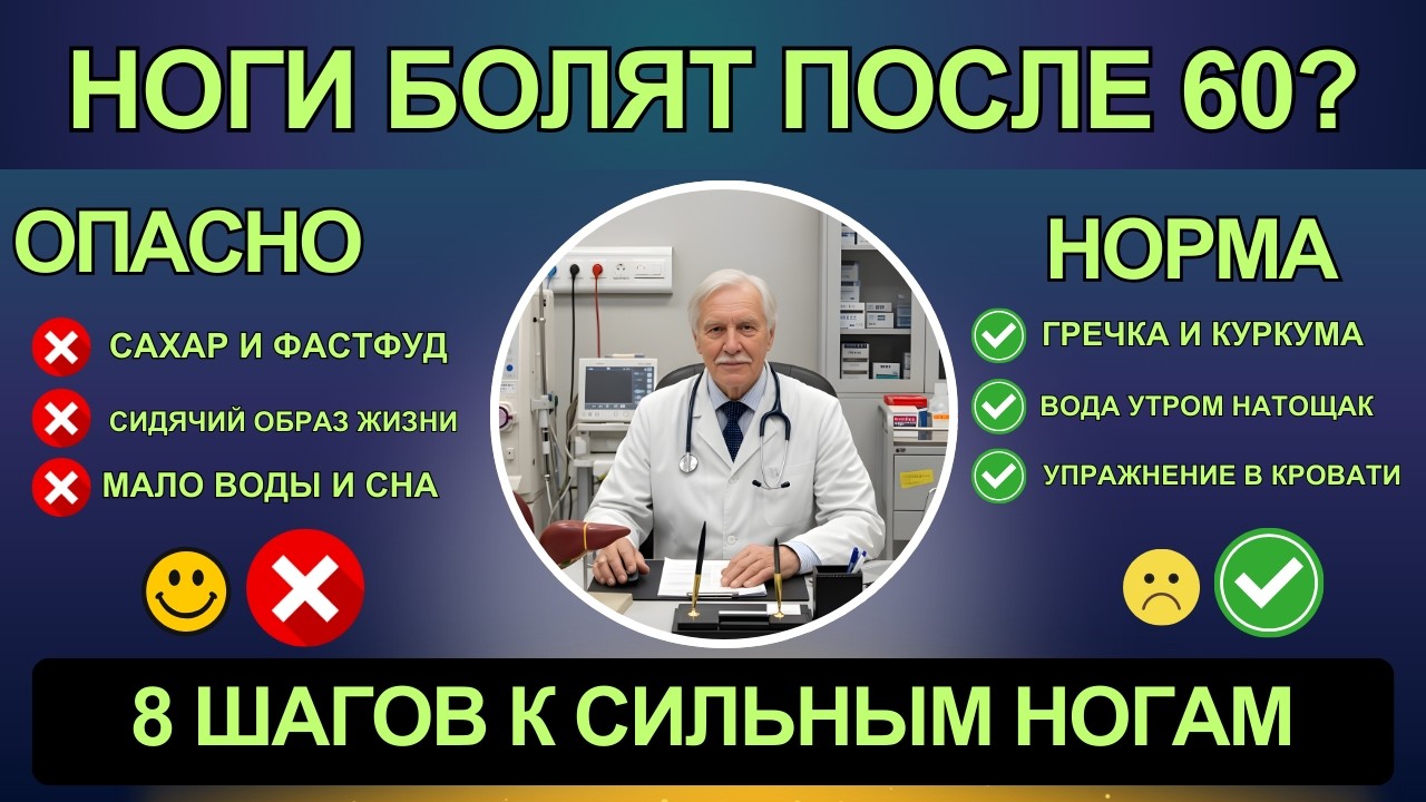 Ешьте ЭТО утром — и ноги снова станут сильными после 60 | Активное долголетие