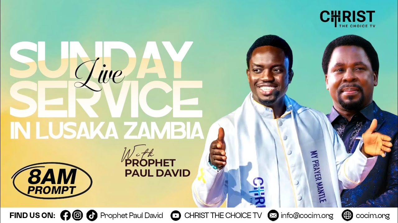 LIVE SUNDAY SERVICE WITH PROPHET PAUL DAVID!! #tbjoshualegacy #prophetpauldavid