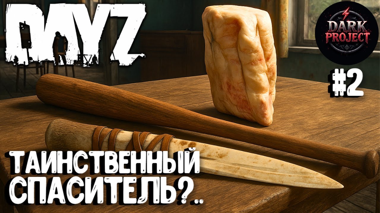 ТАИНСТВЕННЫЙ СПАСИТЕЛЬ?.. DAYZ DARK PROJECT HARD #2
