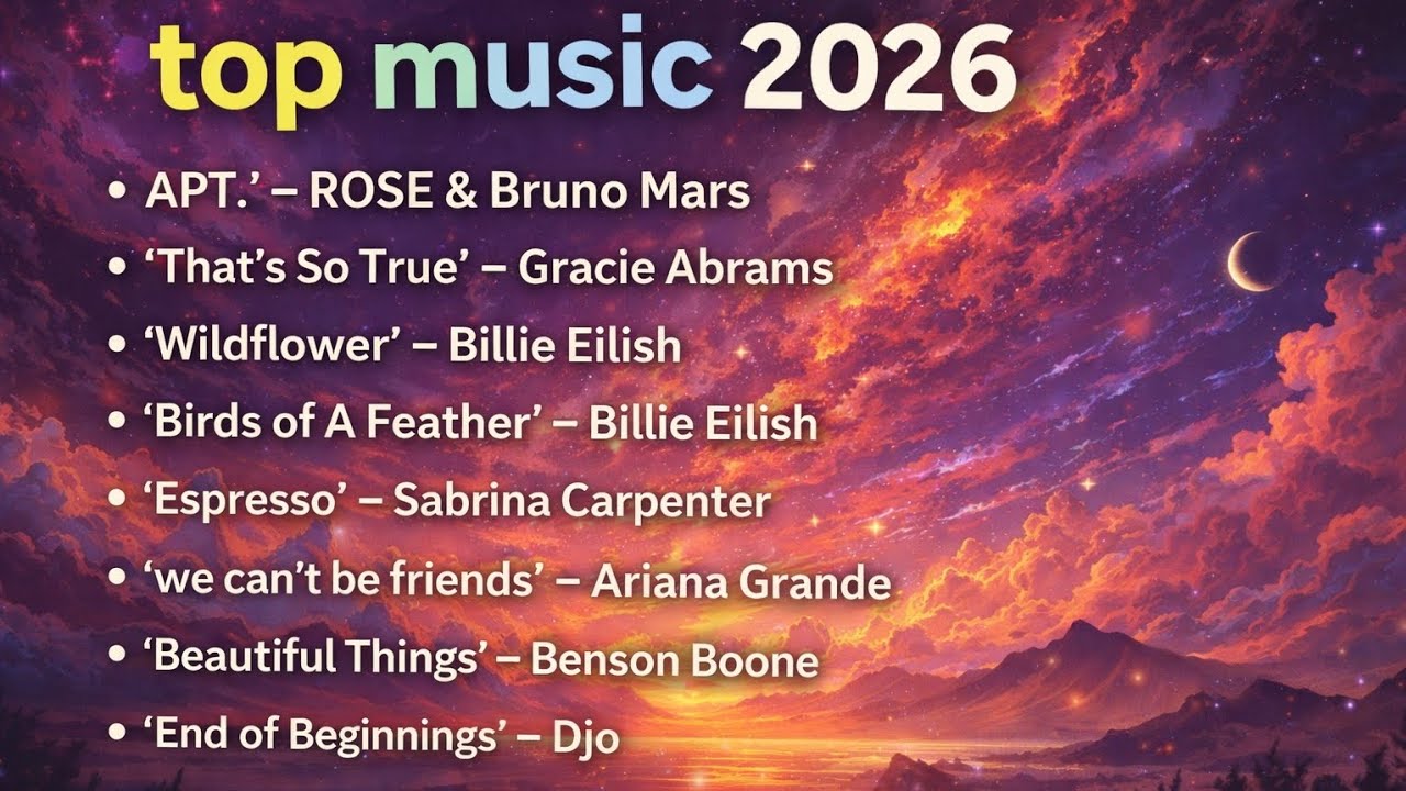 Top music Western 2026- spotify