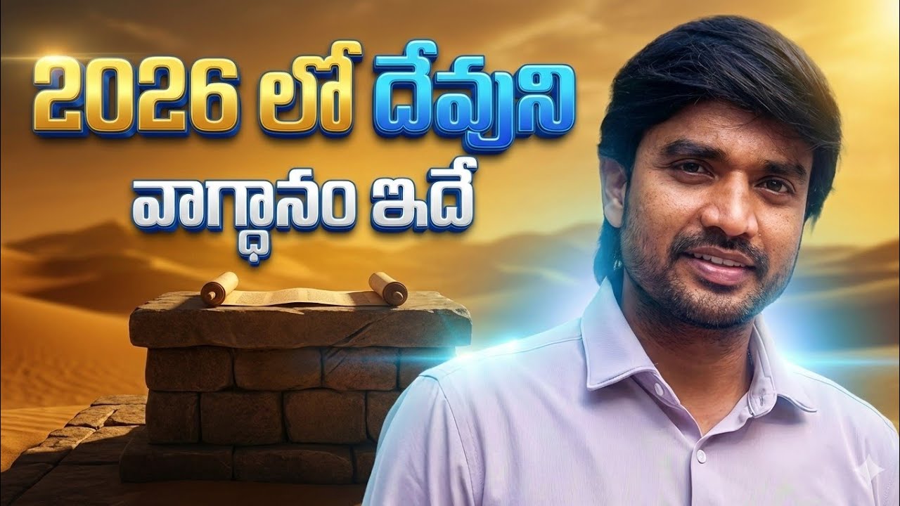 2026 లో దేవుడు మనకు ఇచ్చే గొప్ప🫂వాగ్దానం ఇదే.? SPIRITUAL MESG || BRO. P. JAMES GARU 