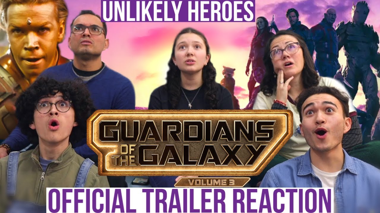 GUARDIANS OF THE GALAXY VOL 3 TRAILER REACTION! | MaJeliv Reactions l End of the Unlikely Heroes