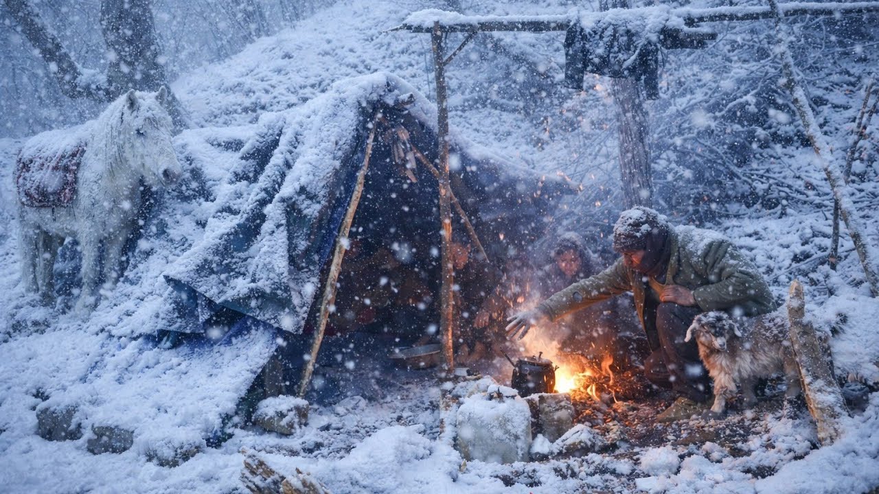 Shepherd Life in nepali village / organic food and cook daily activities Hardworking people. 